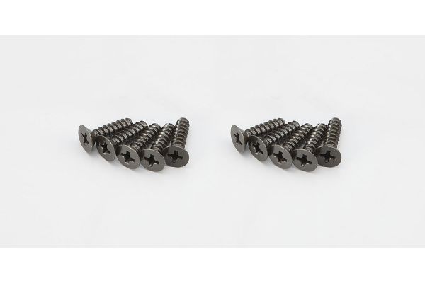 Kyosho 1-S34015TP TP Flat Head Screw(M4x15/10pcs) - BanzaiHobby