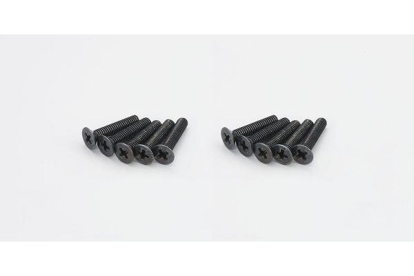 Kyosho 1-S34020 Flat Head Screw(M4x20/10pcs) - BanzaiHobby