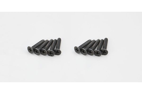 Kyosho 1-S34020TP TP Flat Head Screw(M4x20/10pcs) - BanzaiHobby