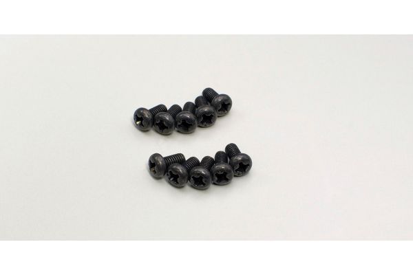 Kyosho 1-S43006 Round Screw(M3x6/10pcs) - BanzaiHobby