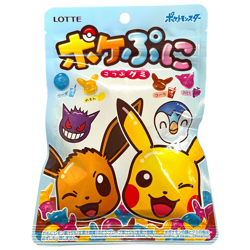 Lotte Pokepuni Pokémon Gummy, 1 box (12 packs)