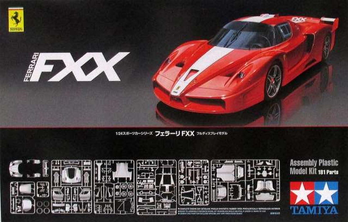 TAMIYA 1/24 Ferrari FXX Display Model [24292] - Banzai Thrifting | BanzaiHobby