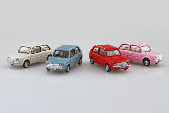 Aoshima 1/64 Nissan Pike Car Collection 1BOX (12 pieces) - BanzaiHobby