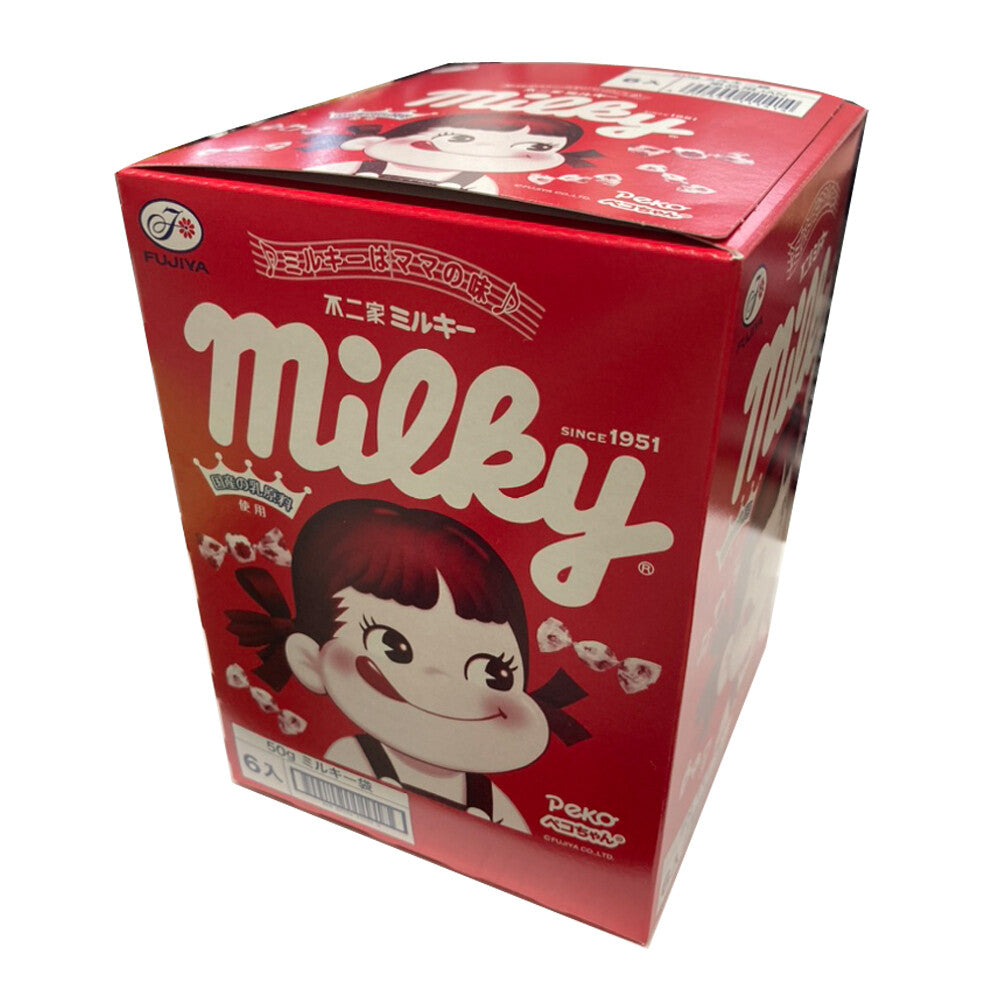 Fujiya Milky Peko-Chan Candy, 1 box (6 packs)