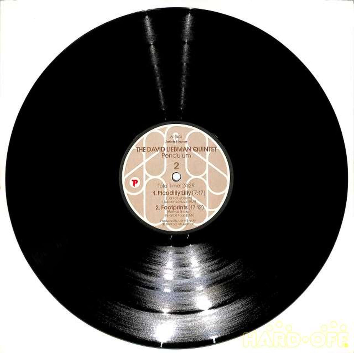 Artist House (Imported, Canada) David Liebman 'Pendulum' Live AH-9408
