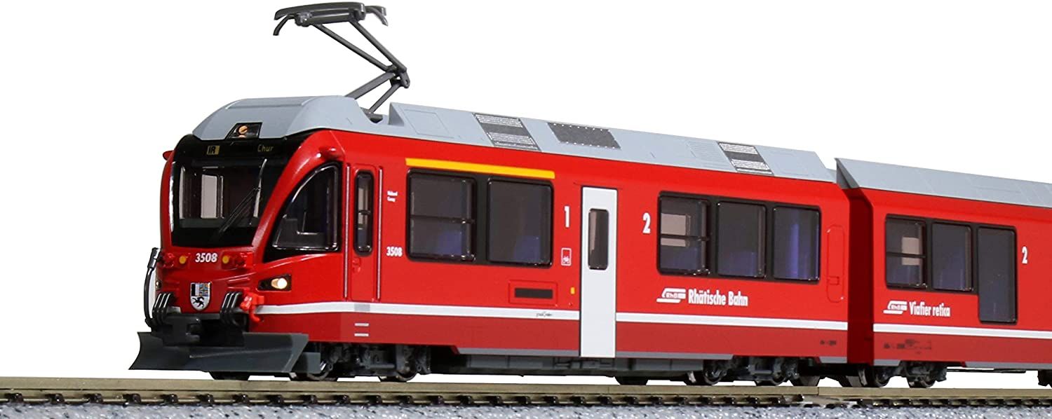KATO 10-1273 Rhatische Bahn ABe8/12 `Allegra` 3-Unit Set (3-Car Set) - BanzaiHobby