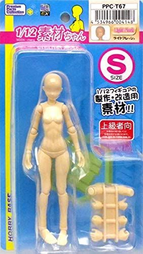 Hobby Base PPC-T67 1/12 Sozai-chan S Size Light Flesh - BanzaiHobby