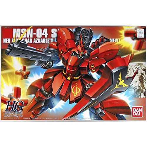 HGUC Mobile Suit Gundam Char's Counterattack Sazabi Revestimiento metálico Ver. Modelo de plástico codificado por colores a escala 1/144 - BanzaiHobby