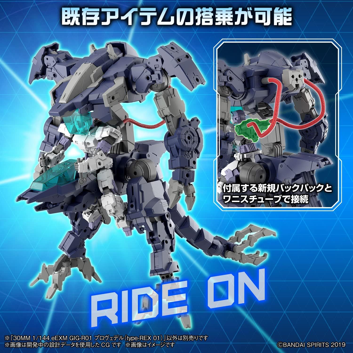 Bandai 1/144 30MM eEXM GIG-R01 Provedel (type-REX 01) - BanzaiHobby