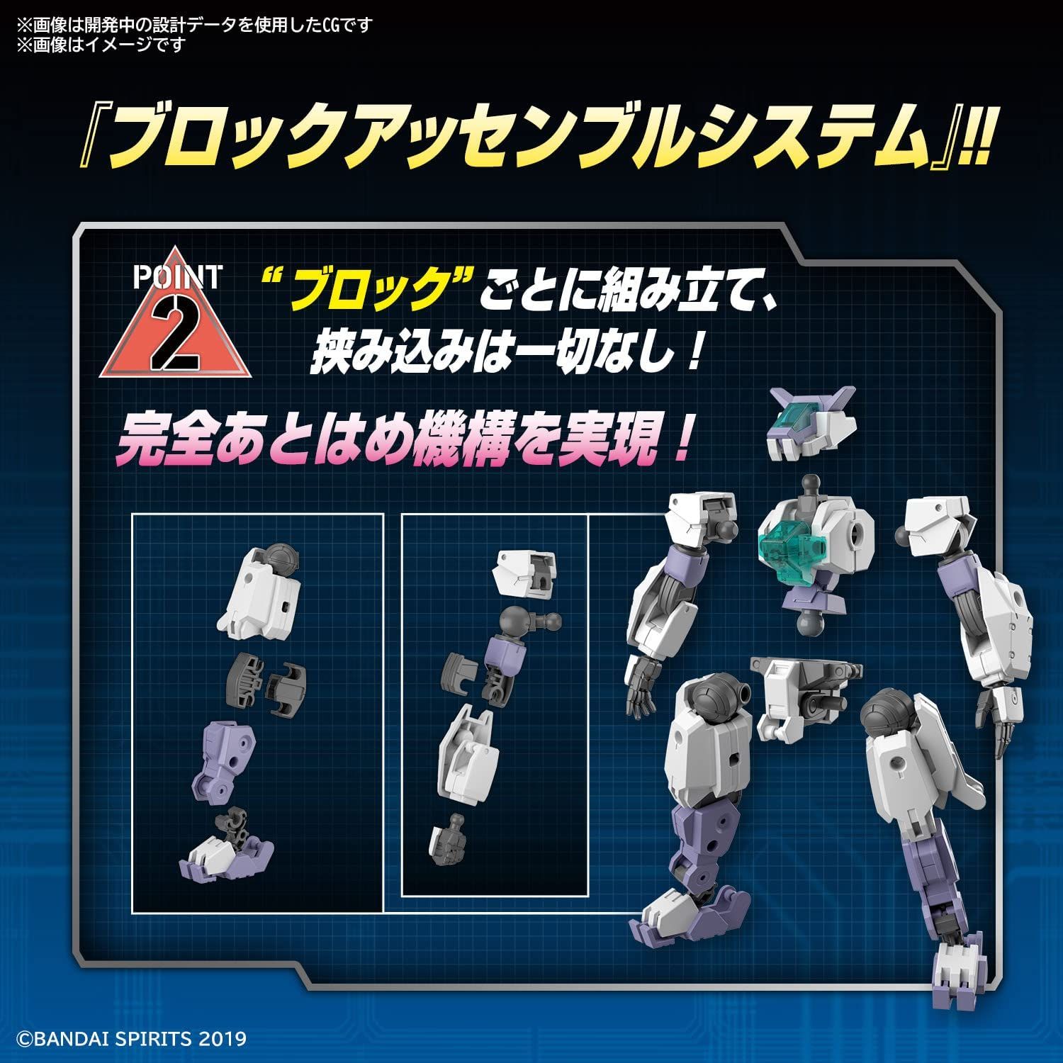 Bandai 30MM eEXM-S01U Forestieri 01 1/144 Scale Color Coded Plastic Mod - BanzaiHobby