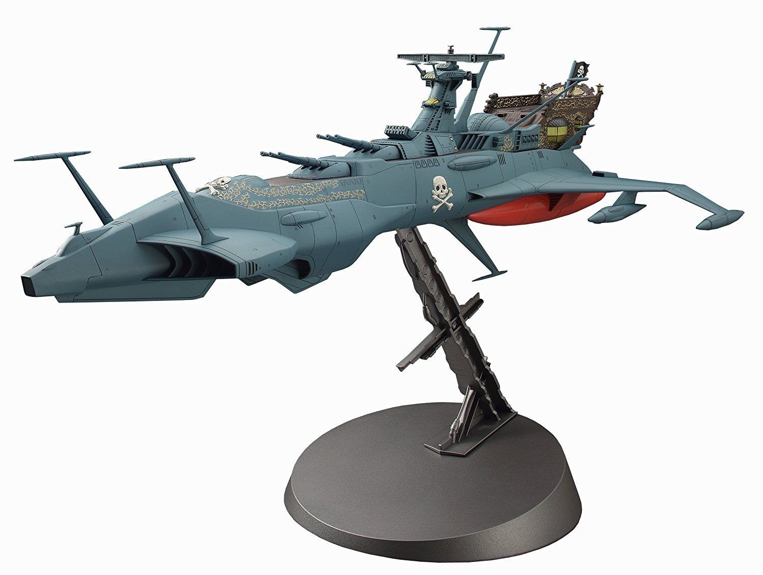 Hasegawa 1/1500 Space Pirate Battle Ship Arcadia 2nd Original Comic Ver - BanzaiHobby