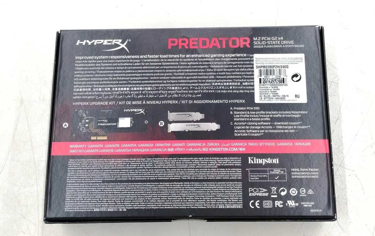 KINGSTON Built-in SSD SHPM2280P2H/240G