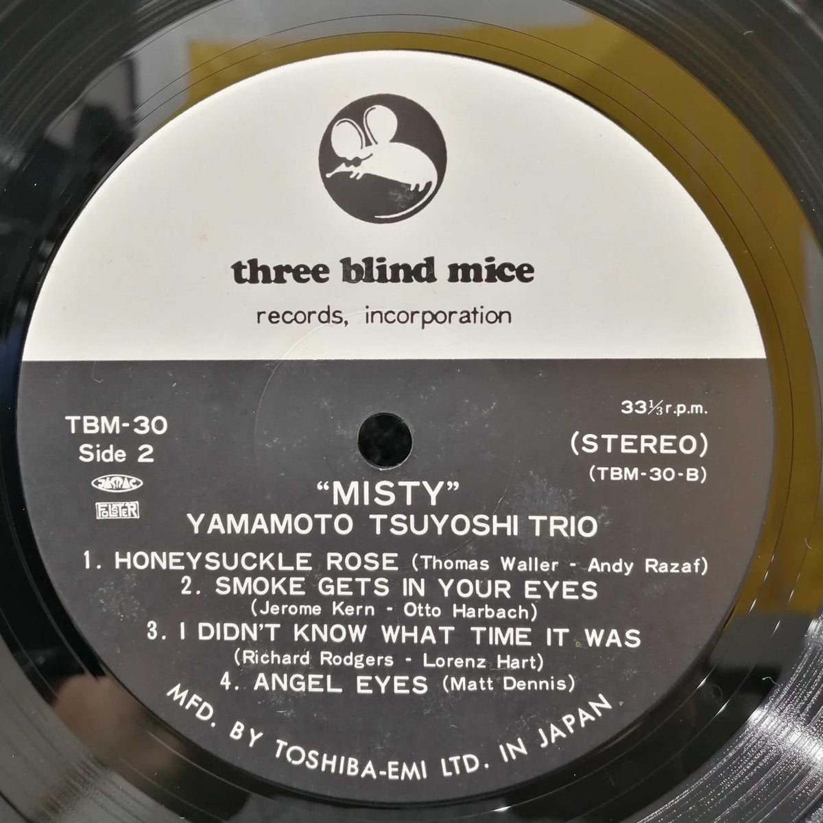 THREE BIIND MICE Takeshi Yamamoto Trio 'Misty' TBM-30