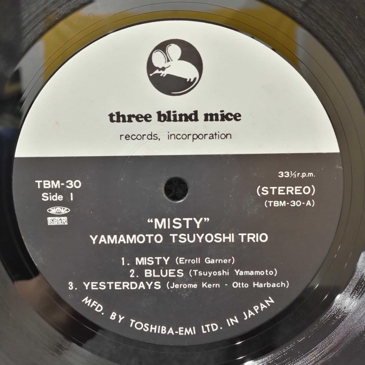 THREE BIIND MICE Takeshi Yamamoto Trio 'Misty' TBM-30