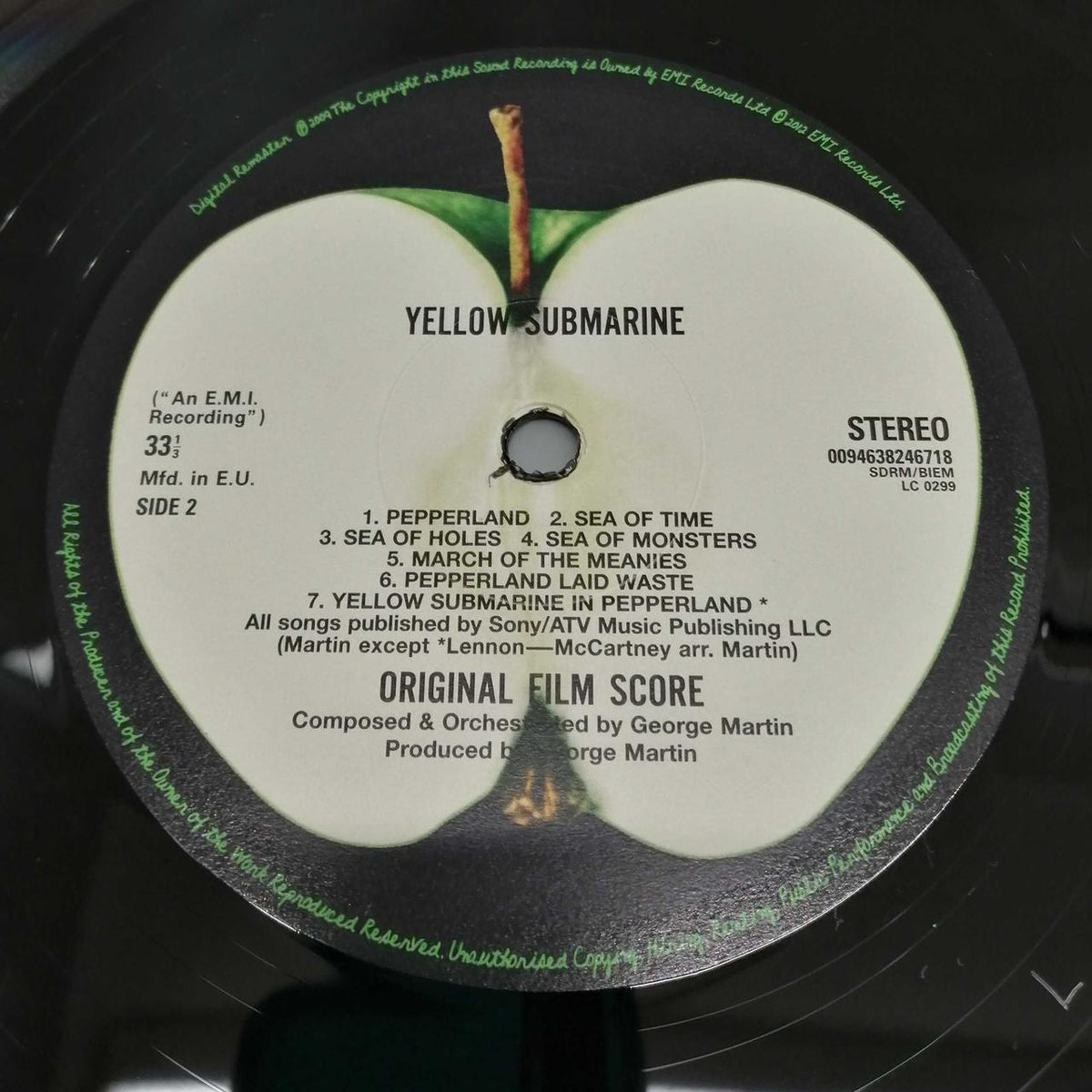 THE BEATLES Record: YELLOW SUBMARINE