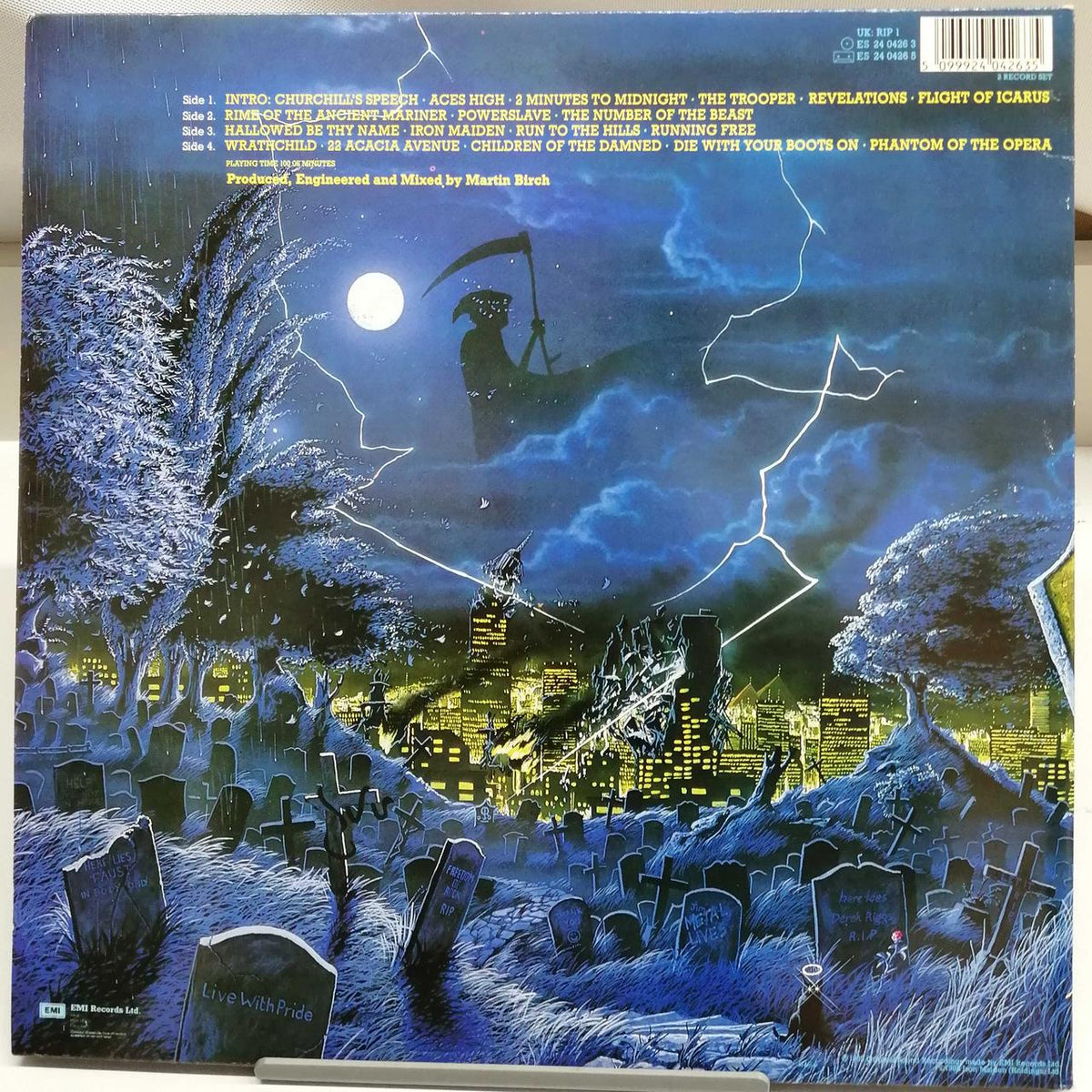 RIP IRON MAIDEN/LIVE AFTER DEATH ES 24 0426 3