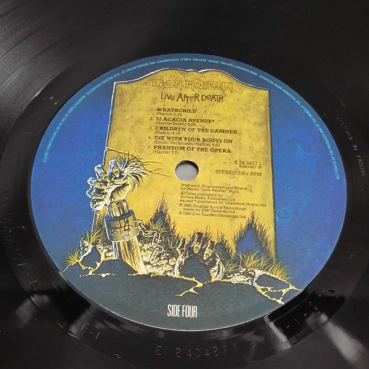 RIP IRON MAIDEN/LIVE AFTER DEATH ES 24 0426 3