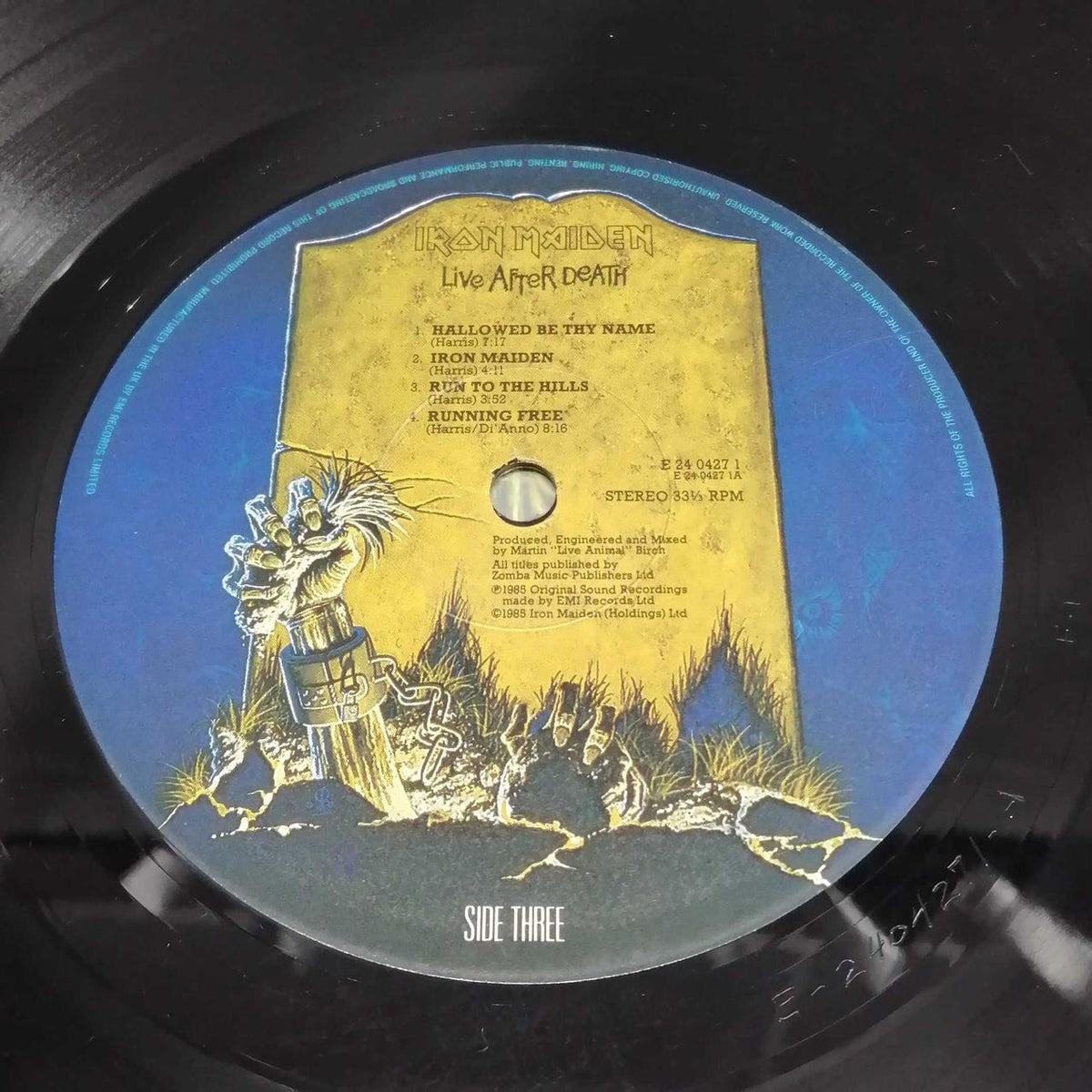 RIP IRON MAIDEN/LIVE AFTER DEATH ES 24 0426 3