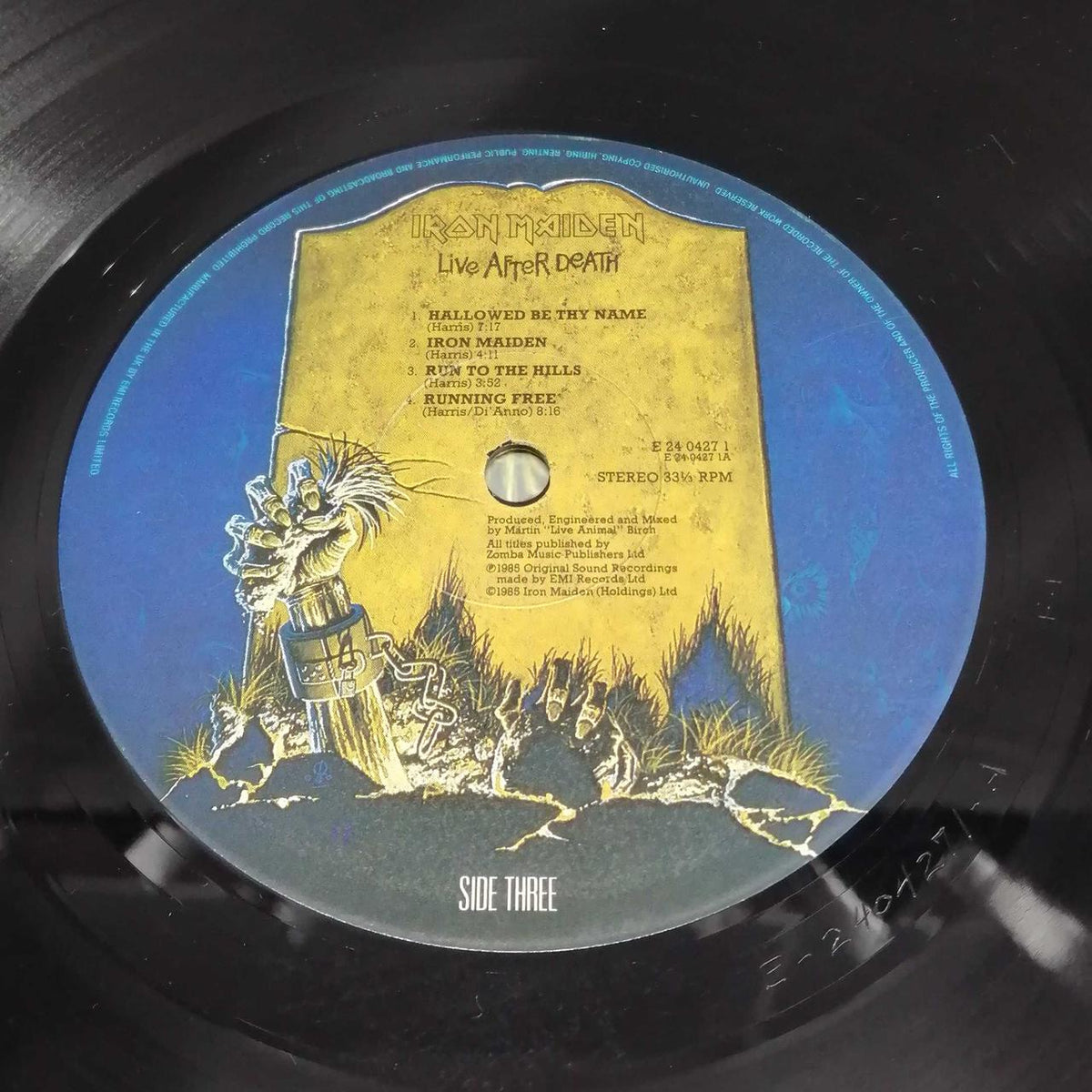 RIP IRON MAIDEN/LIVE AFTER DEATH ES 24 0426 3