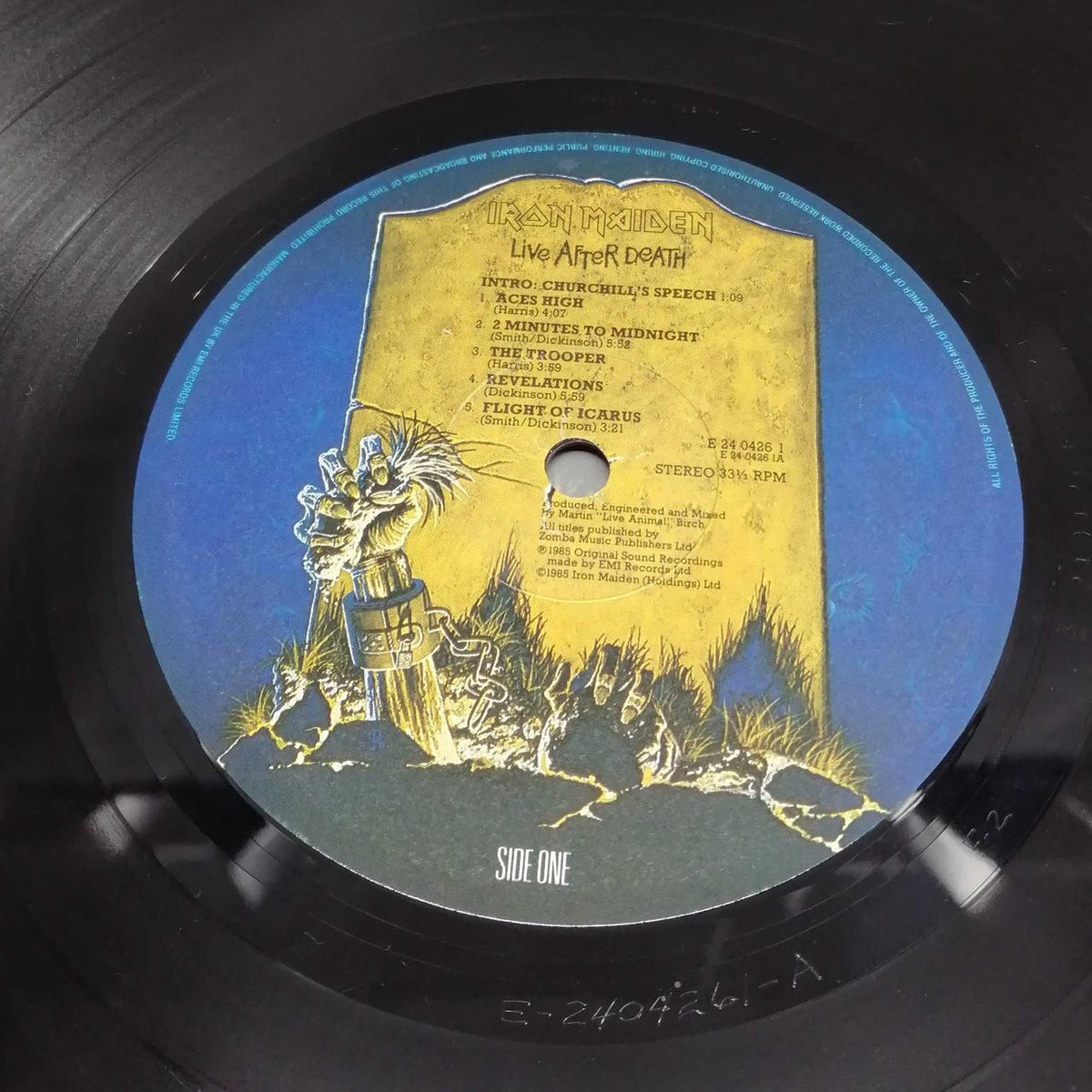 RIP IRON MAIDEN/LIVE AFTER DEATH ES 24 0426 3