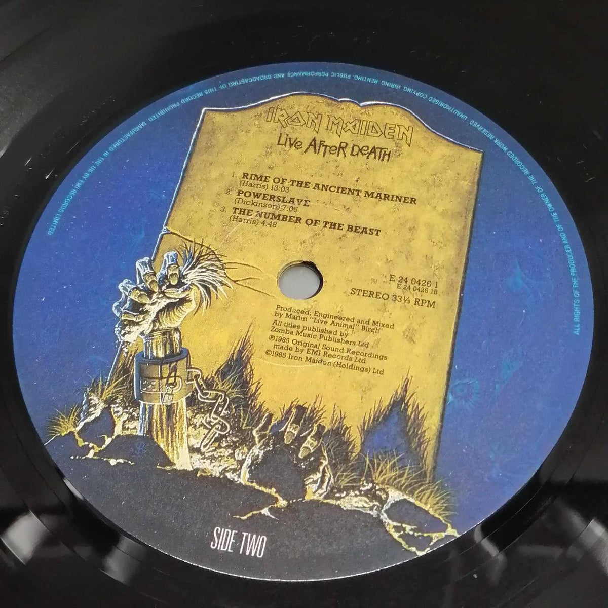RIP IRON MAIDEN/LIVE AFTER DEATH ES 24 0426 3