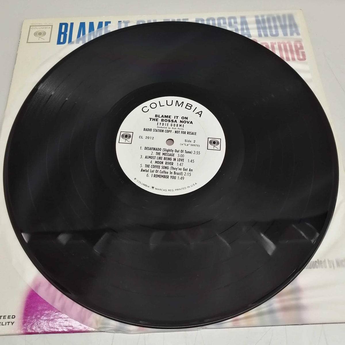 COLUMBIA Records EYDIE GORME BLAME IT ON THE BOSSA NOVA
