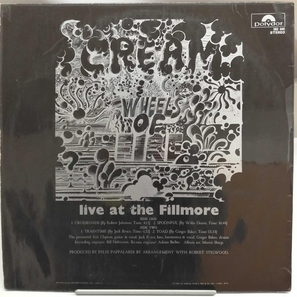 POLYDOR CREAM WHEELS OF FIRE