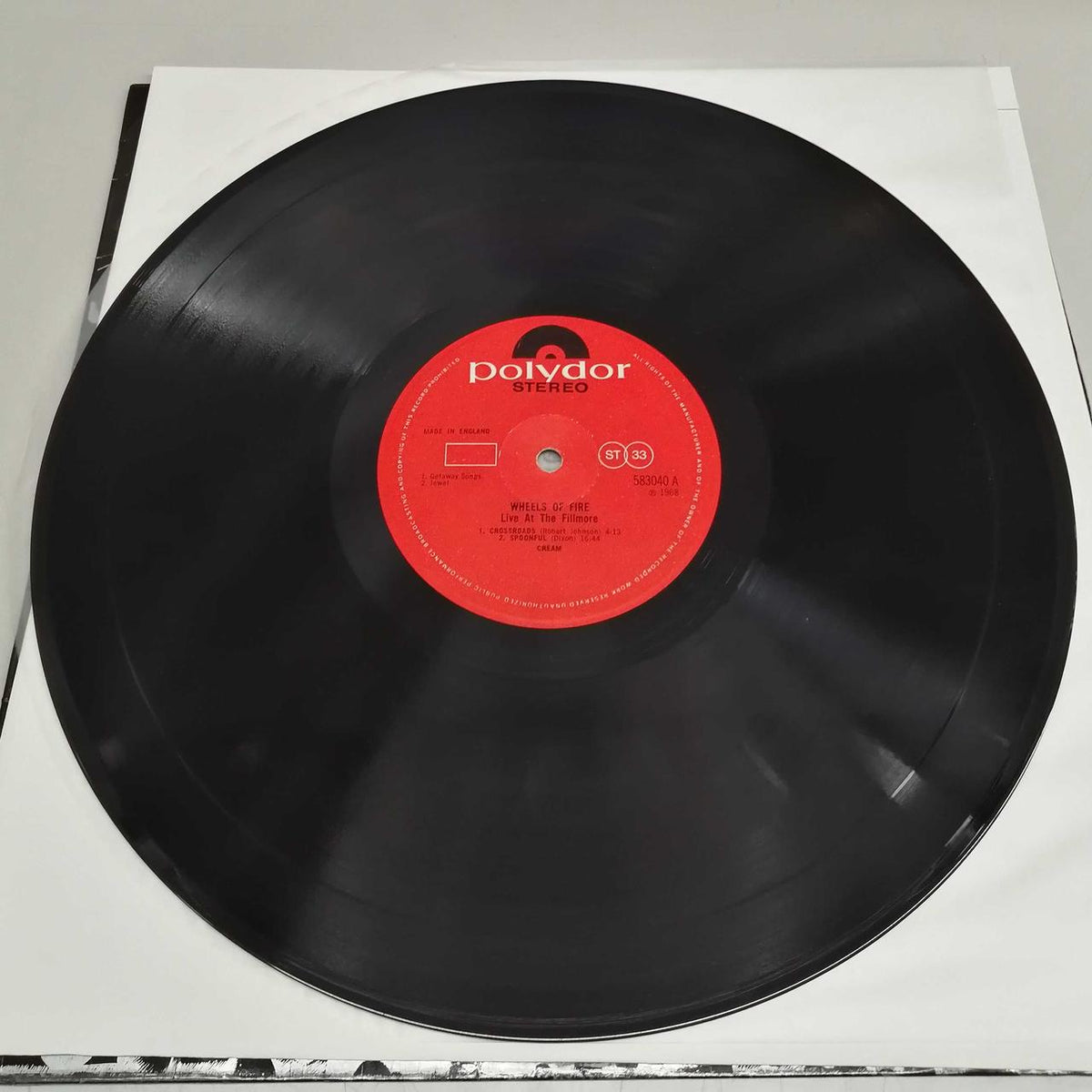 POLYDOR CREAM WHEELS OF FIRE
