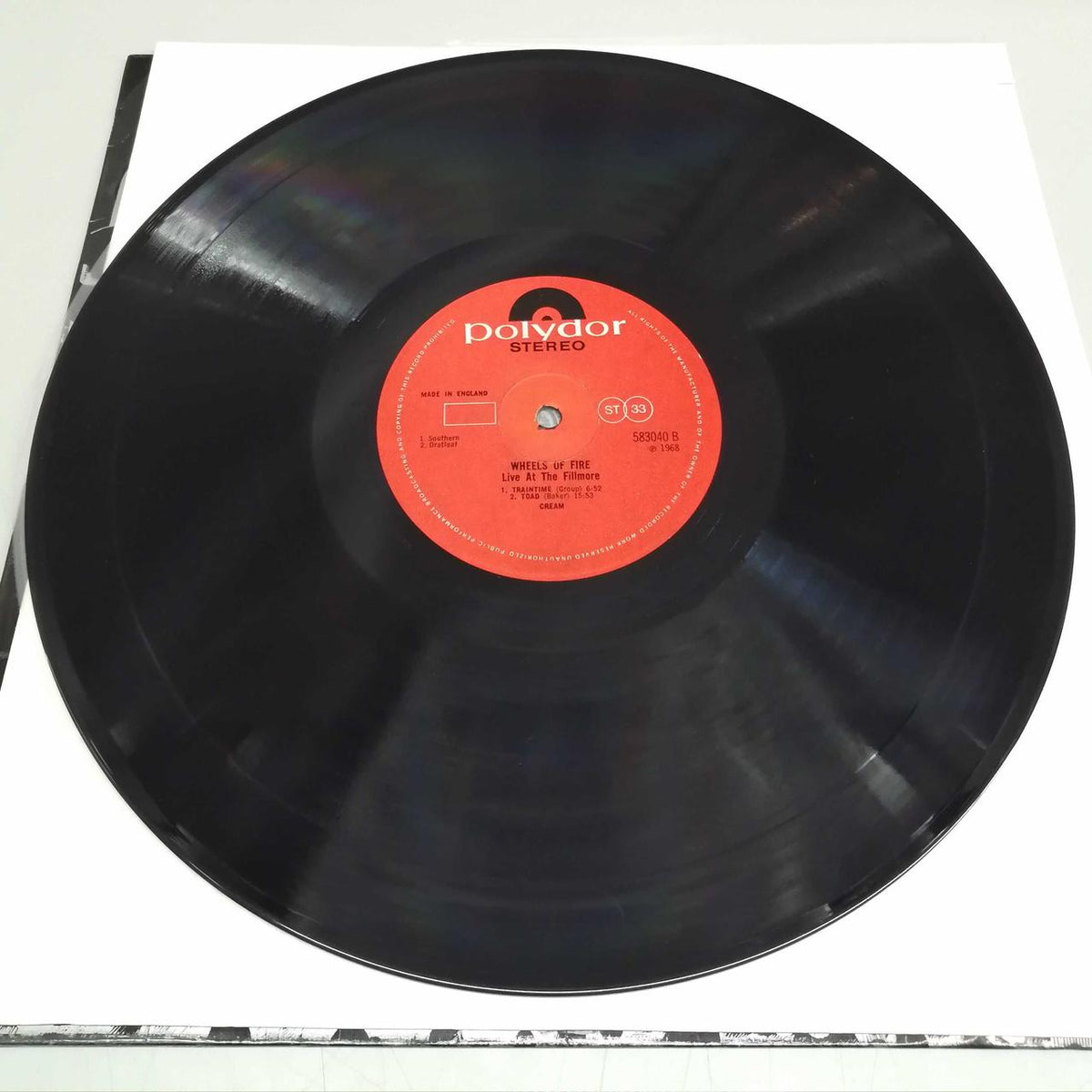 POLYDOR CREAM WHEELS OF FIRE