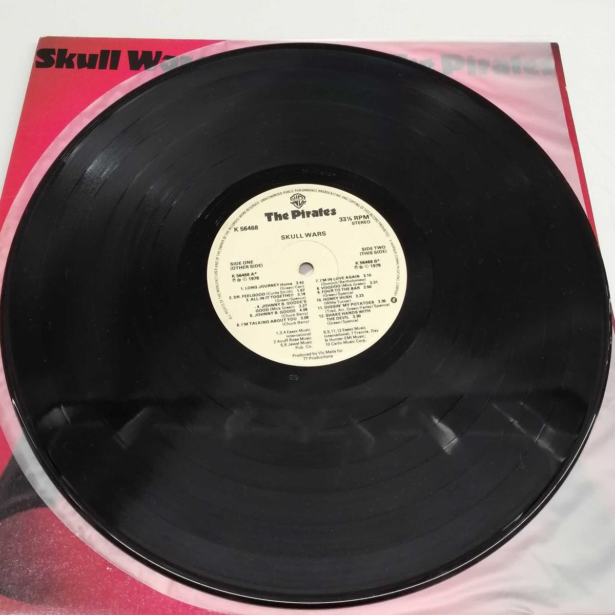 WARNER COMMUNICATIONS COMPANY SKULLWARS THE PIRARES K56468