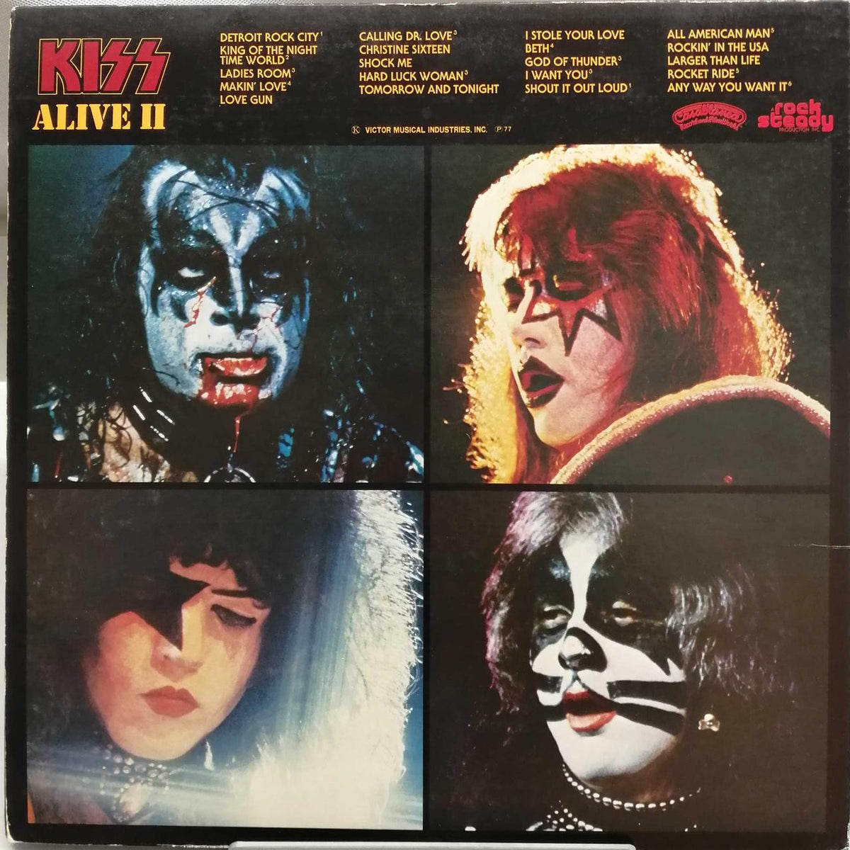 Victor Music Industry Co., Ltd. Kiss Alive II VIP-9529~30