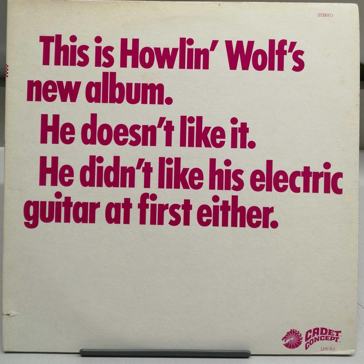 CADET CONCEPT THE HOWLIN WOLF ALBUM LPS-319