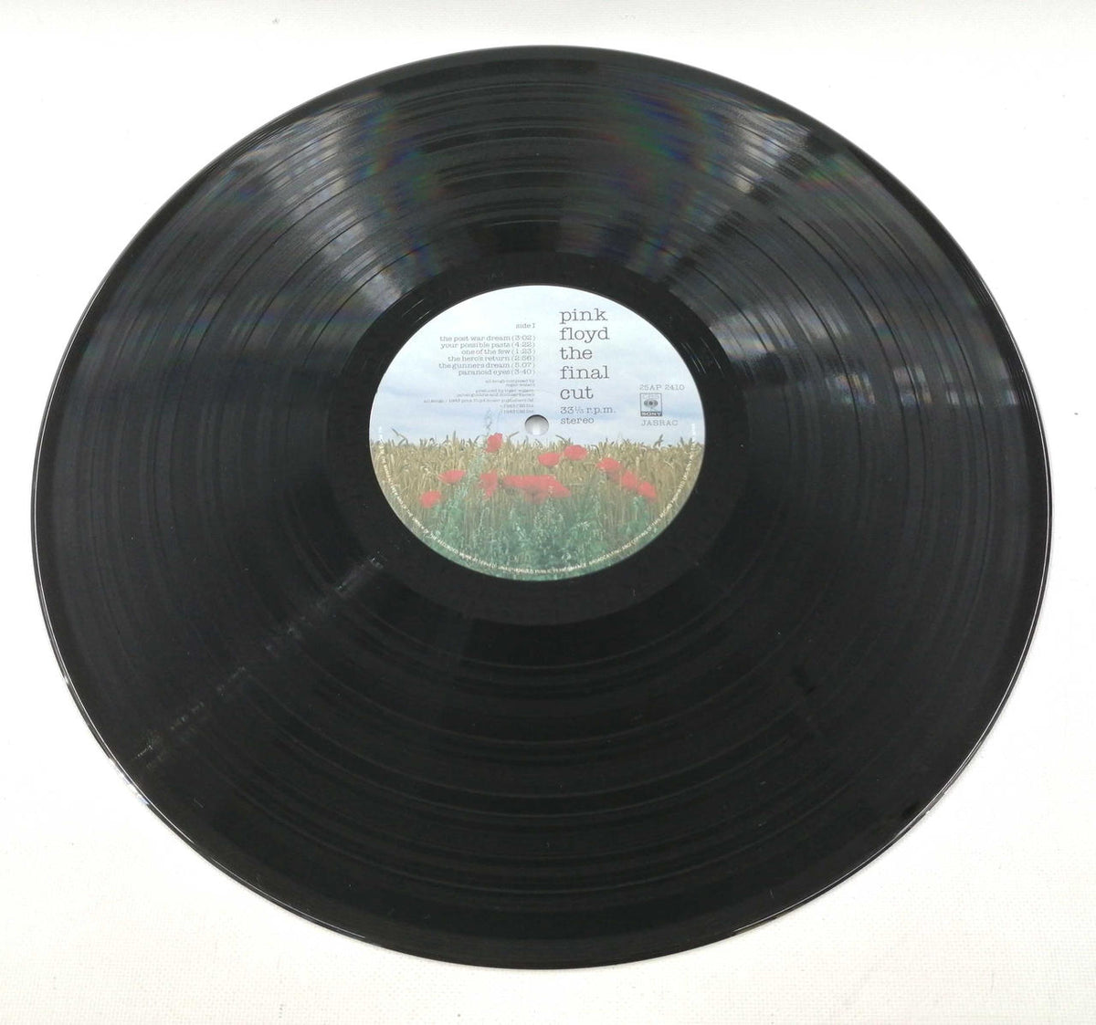 CBS/SONY LP Record PINK FLOYD / THE FINAL CUT