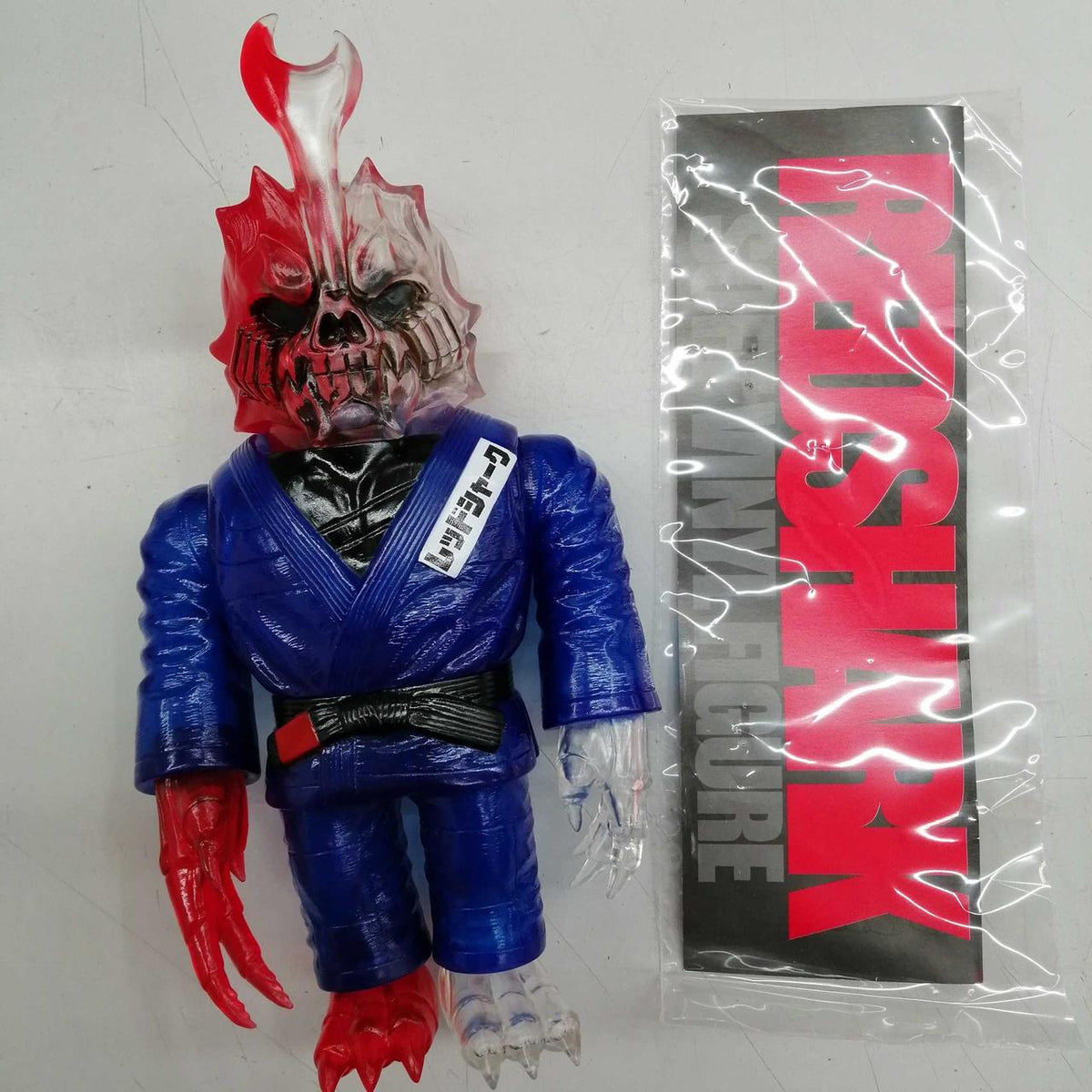 Red shark Soft Vinyl Figure Skull Beetle Blue, Red, Black, Clear Color