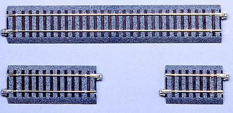 KATO 227 mm (8-15/16") Straight Track, 2 pcs. - BanzaiHobby