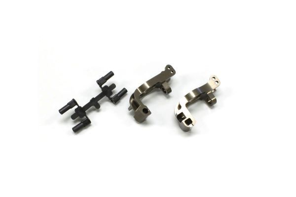 Kyosho IFW436B Al Front Hub Carrier Set(L,R/16__Gunmeta) - BanzaiHobby