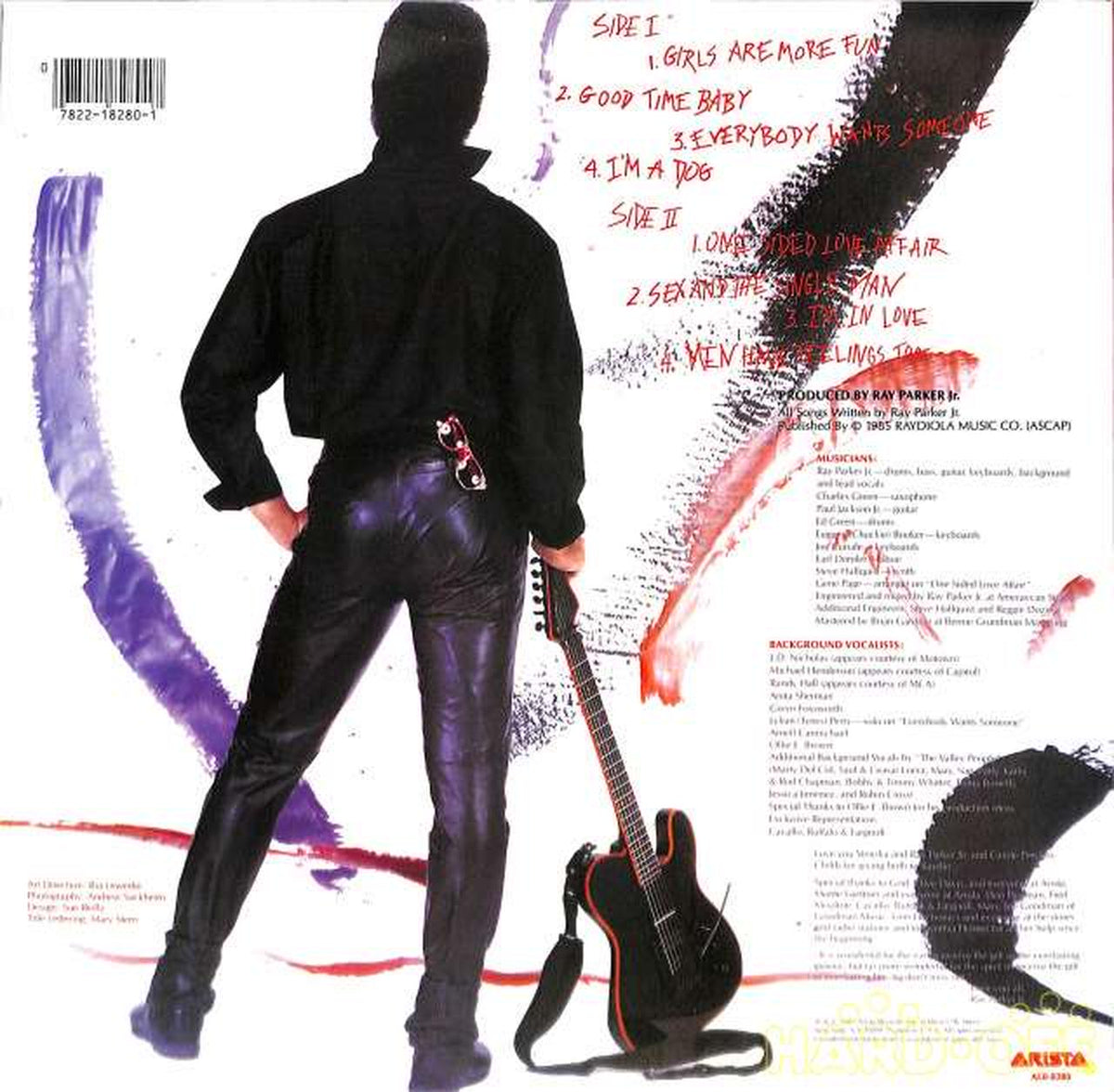 ARISTA Ray Parker JR, "SEX AND THE SINGLE AL8-8280 (Imported) USA"