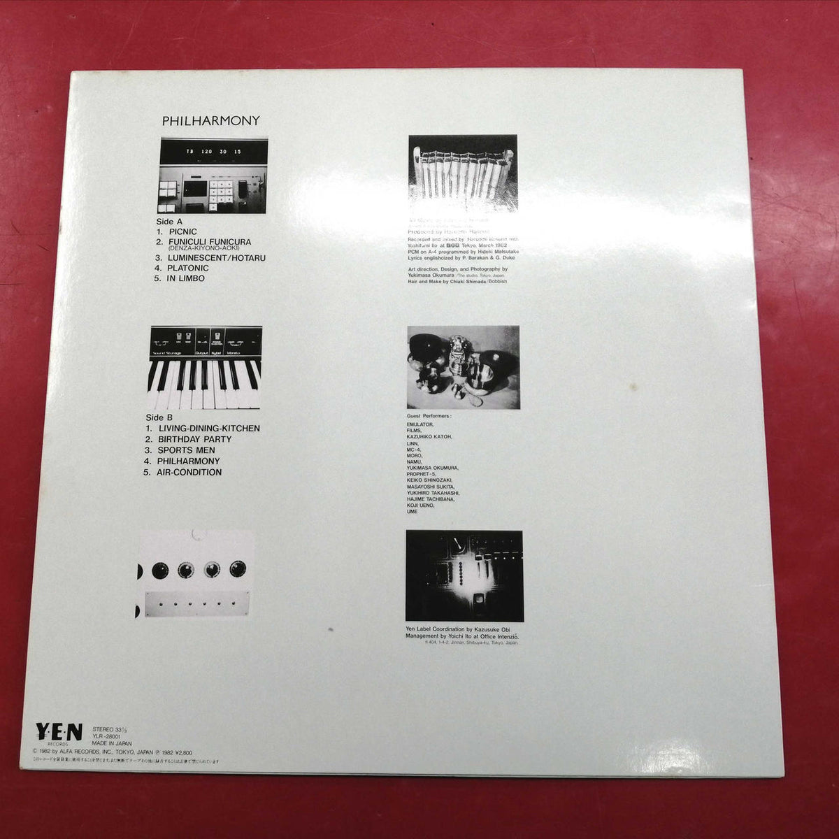 ALFA RECORDS LP Record PHILHARMOY