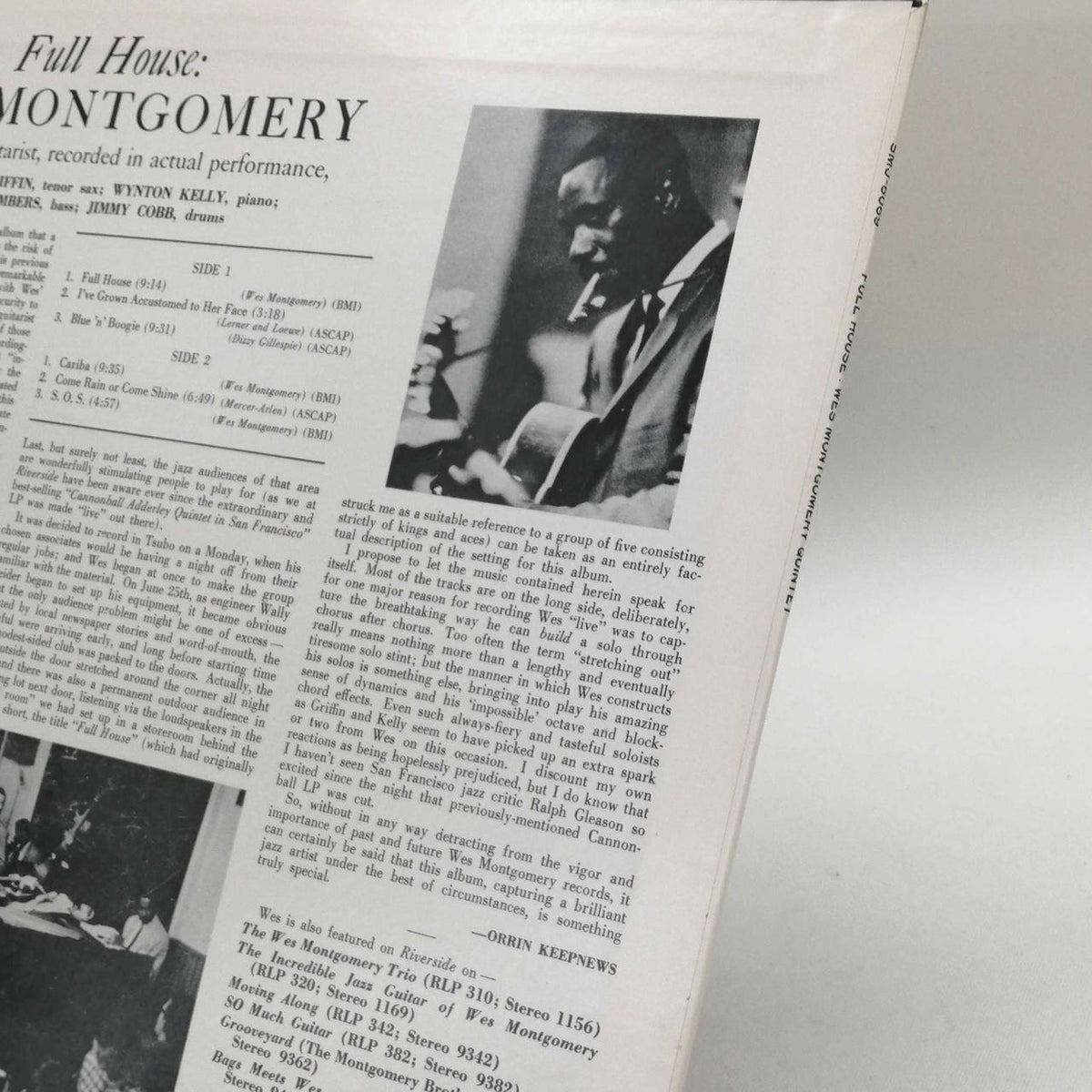 RIVER SIDE FULL HOUSE/WES MONTGOMERY QUIN SM-L6069