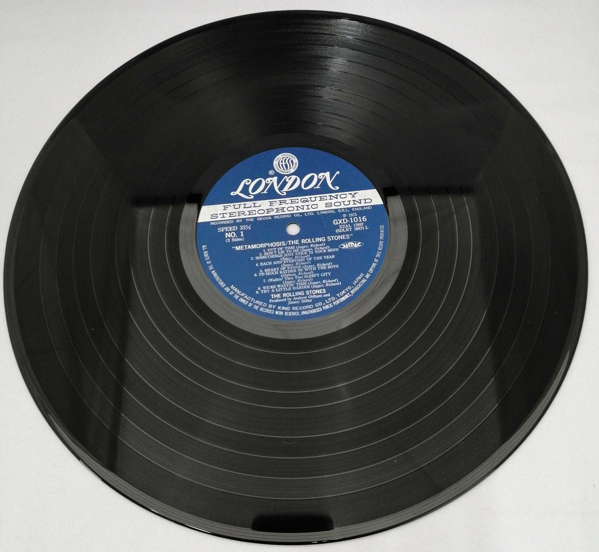 KING RECORD METAMORPHOSIS　 ROLLING STONES GXD 1016