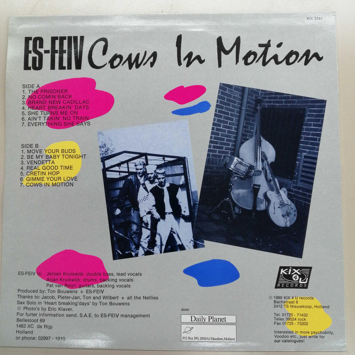 KIX 4 U RECORDS ES-FEIV / COWS IN MOTION KIX3347