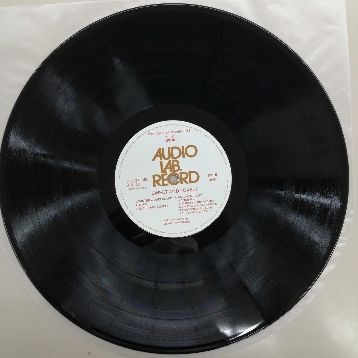 AUDIO LAB RECORD Kazuo Yashiro / SWEET AND LOVELY ALJ-1060