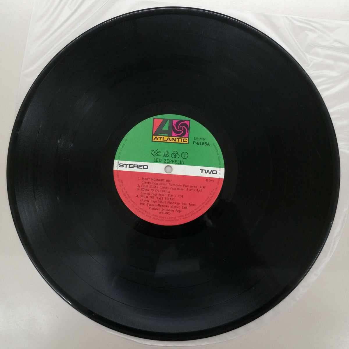 ATLANTIC LEDZEPPELIN /LEDZEPPELIN Ⅳ P-8166A