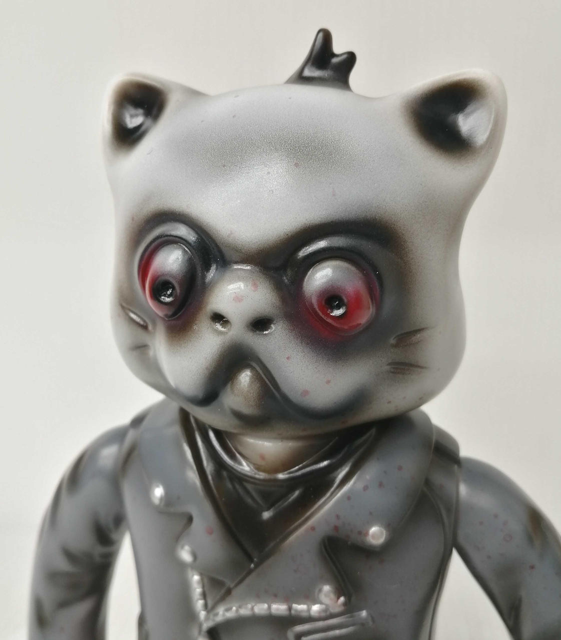 EXHAUSTED NEKO Soft Vinyl Fatigue Cat ZOMBIE VERSION