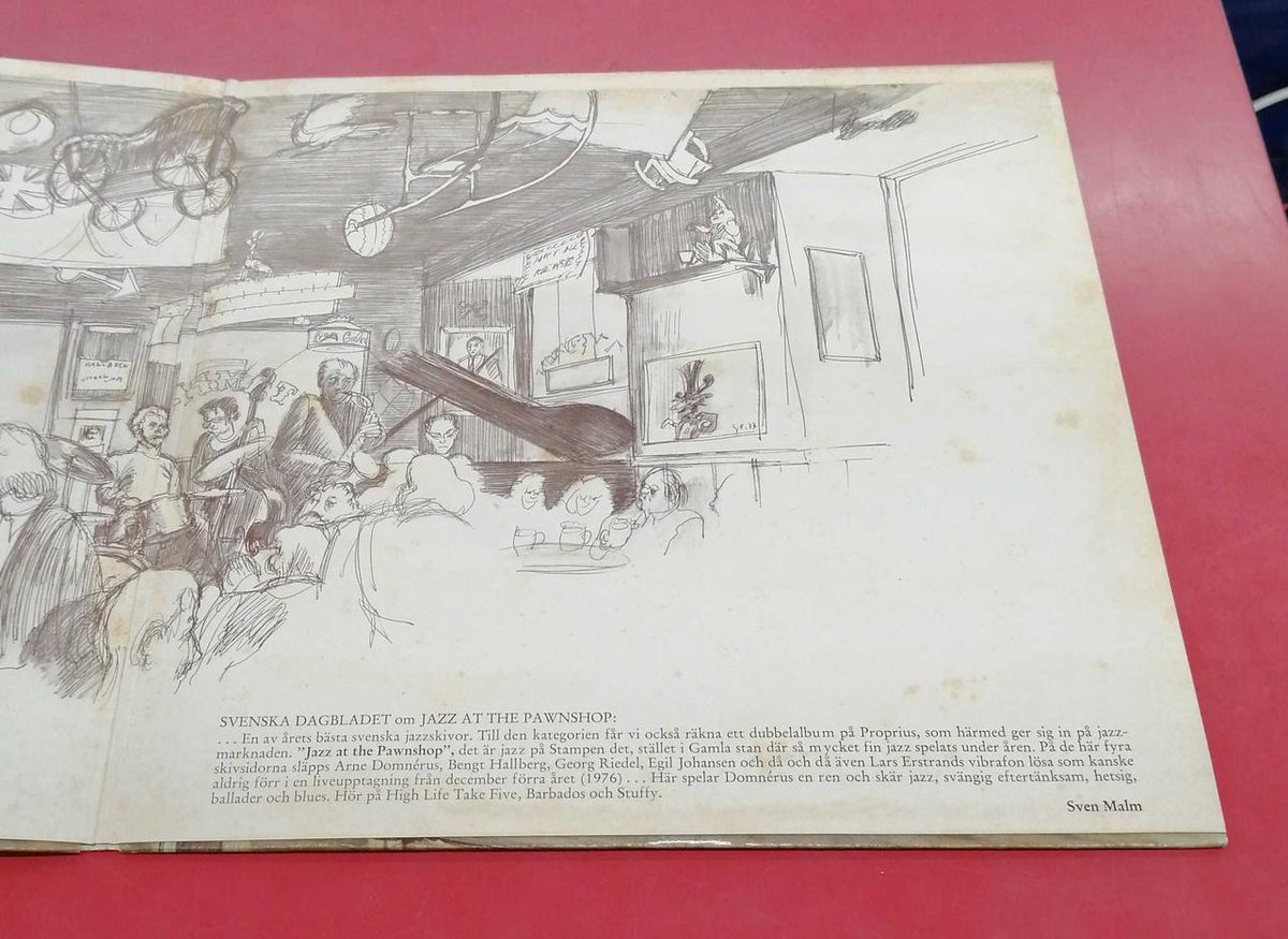 SWE PROPHONE LP record ARNE DOMNERUS / JAZZ AT PAWNSH