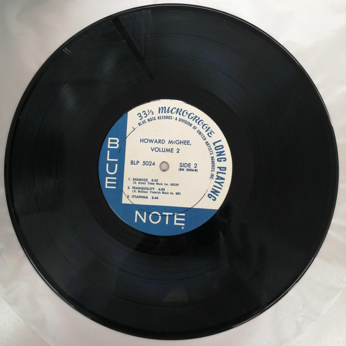 BLUENOTE HOWARD　McGHEE　VOLUME2 BLP5024