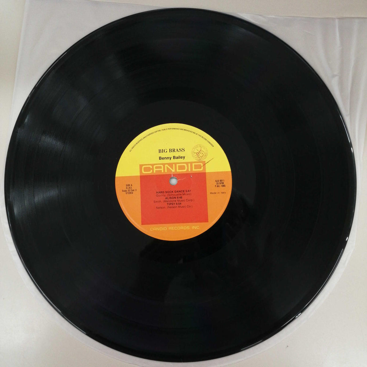 CANDID RECORD BENNY BAILEY/BIG BRASS GJS9011