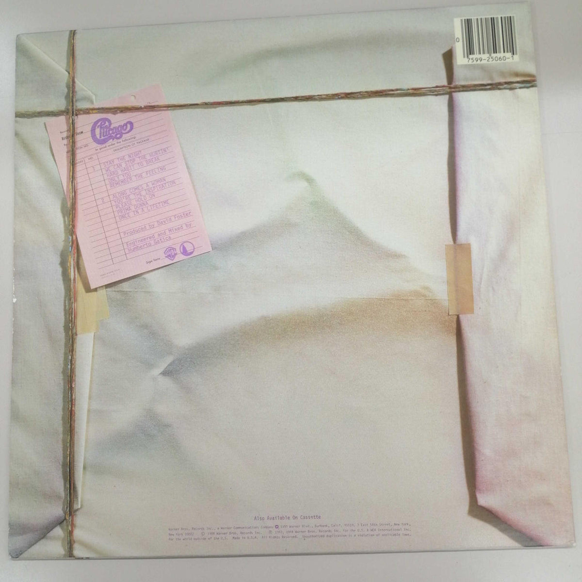 WARNER BROS RECORD CHICAGO/CHICAGO 17 25060-1