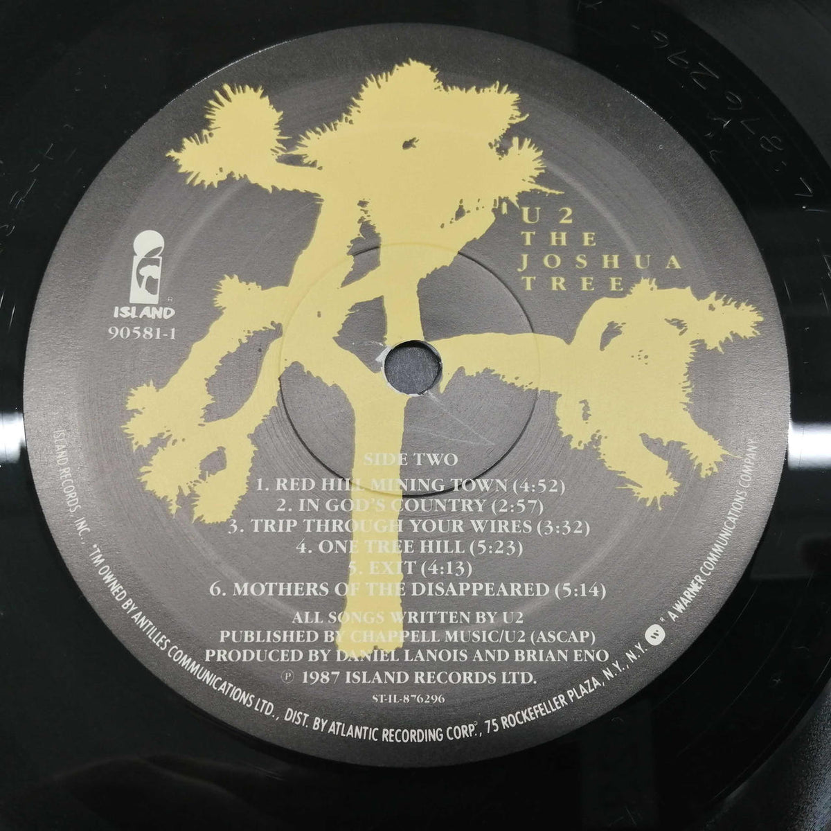 POLYDOR RECORDS LP Western Music U2/THE JOSHUA TREE