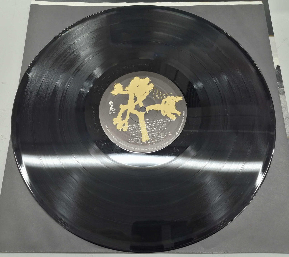 POLYDOR RECORDS LP Western Music U2/THE JOSHUA TREE